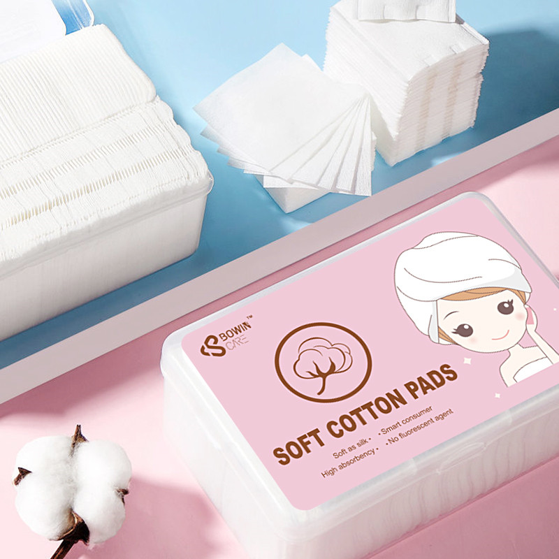 Boxed square makeup cotton pads details page (8)