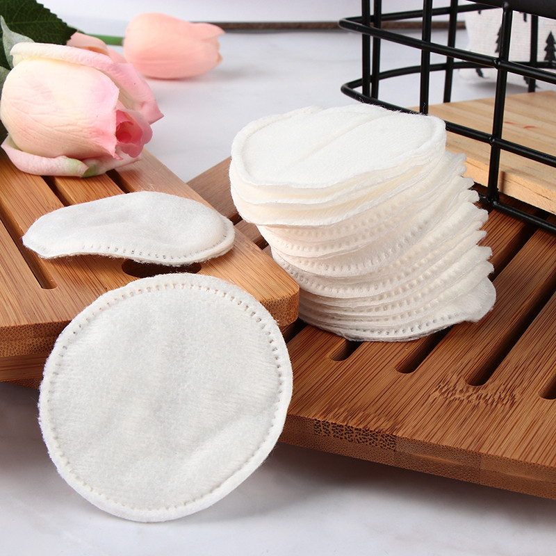 Disposable double sided cleaning round makeup cotton pads (5)