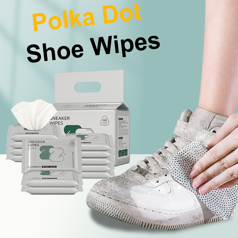 Polka Dot Shoe Wipes (7)